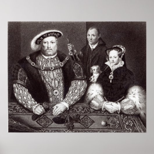 Henry VIII., seine Tochter Queen Mary Poster (Vorne)