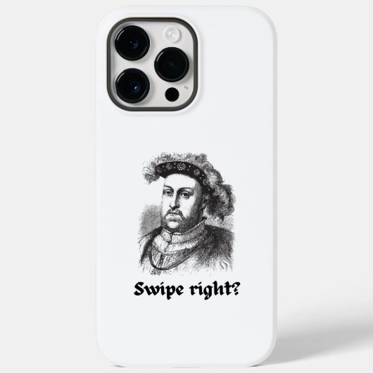 Henry VIII - Swipe richtig, lustig? Case-Mate iPhone Hülle (Rückseite)