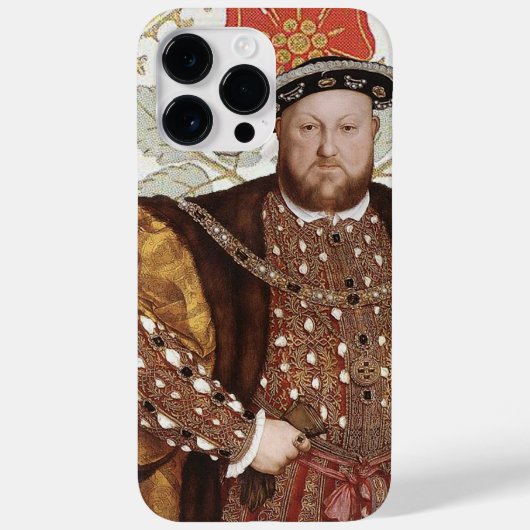 Henry VIII Tudor King of England Phone Case (Rückseite)