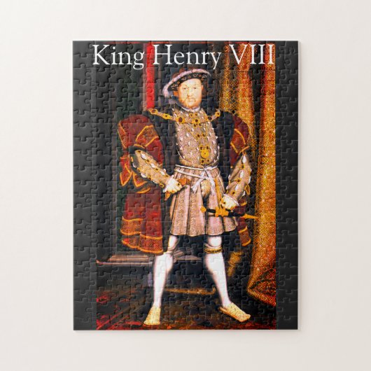 Henry VIII Tudors History King England sechs Ehefr Puzzle (Vertikal)