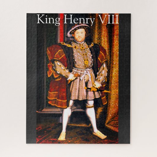 Henry VIII Tudors History King England sechs Ehefr Puzzle (Vertikal)