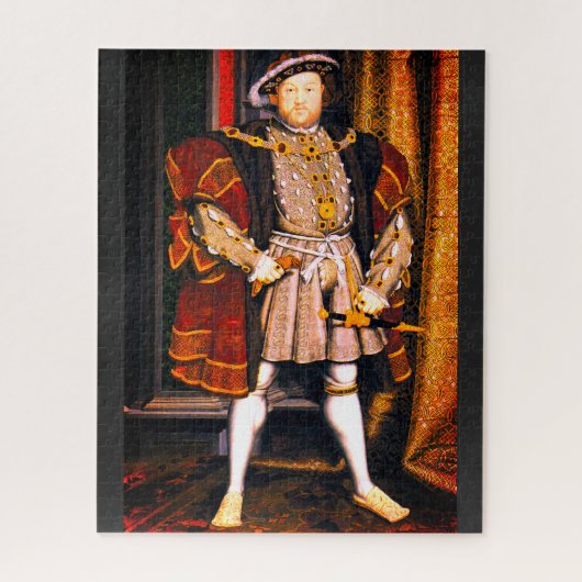 Henry VIII Tudors History King England sechs Ehefr Puzzle (Vertikal)
