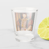 Henry VIII Tudors History King England sechs Ehefr Schnapsglas (Rückseite)