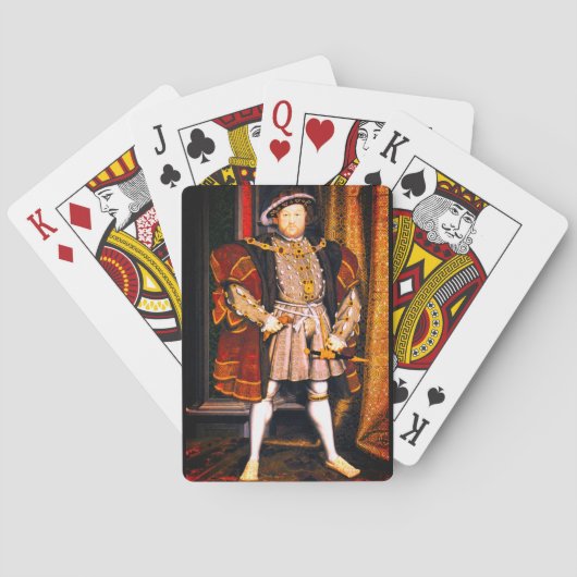 Henry VIII Tudors History King England sechs Ehefr Spielkarten (Rückseite)