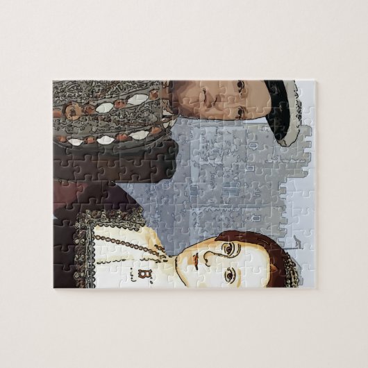 Henry VIII und Ann Boleyn Puzzle (Horizontal)