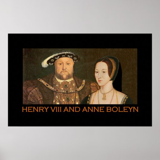 Henry VIII und Anne Boleyn 2 Poster (Vorne)