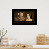 Henry VIII und Anne Boleyn 2 Poster (Küche)