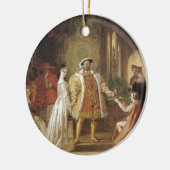 Henry VIII und Anne Boleyn Keramikornament (Links)