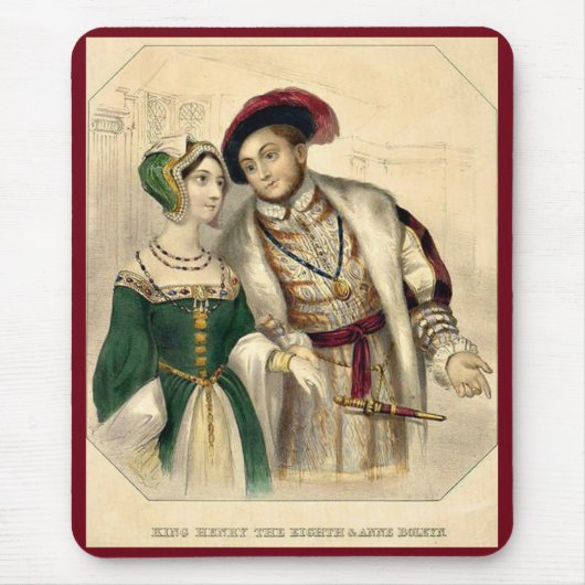 Henry VIII und Anne Boleyn Mousepad (Vorne)