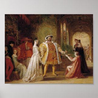 Henry VIII und Anne Boleyn Poster