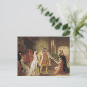 Henry VIII und Anne Boleyn Postkarte (Stehend Vorderseite)