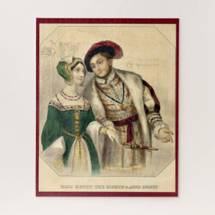 Henry VIII. und Anne Boleyn Puzzle