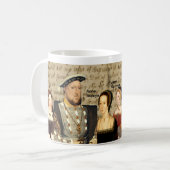 Henry VIII und seine Ehefrauen Tasse (Vorderseite Links)