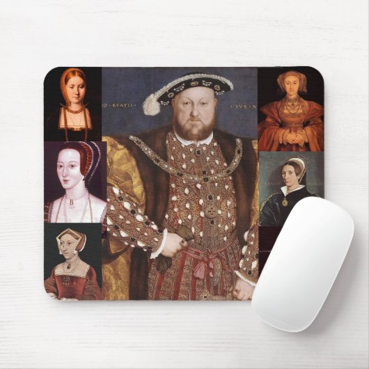 Henry VIII und seine sechs Ehefrauen Mousepad (Mit Mouse)