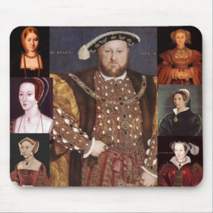 Henry VIII und seine sechs Ehefrauen Mousepad
