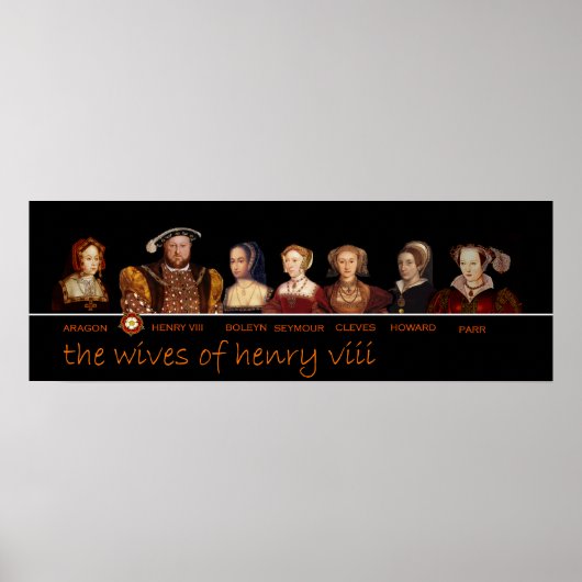 Henry VIII und seine sechs Ehefrauen Poster (Vorne)