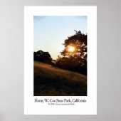 Henry W. Coe State Park, California Poster (Vorne)