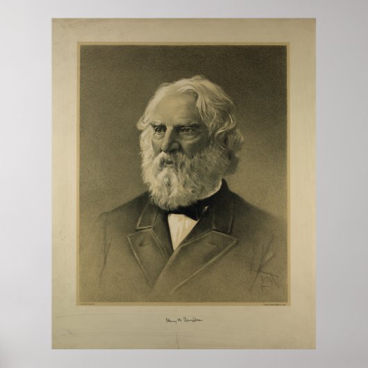 Henry W. Longfellow Portrait (1888) Poster (Vorne)