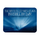 Henry Wadsworth Longfellow Inspiration Sky Magnet (Horizontal)
