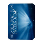 Henry Wadsworth Longfellow Inspiration Sky Magnet (Vertikal)