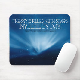 Henry Wadsworth Longfellow Inspiration Sky Mousepad