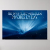 Henry Wadsworth Longfellow Inspiration Sky Poster (Vorne)