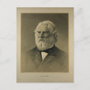 Henry Wadsworth Longfellow Portrait (1888) Postkarte