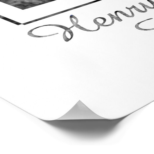 Henry Wadsworth Longfellow Poster (Ecke)