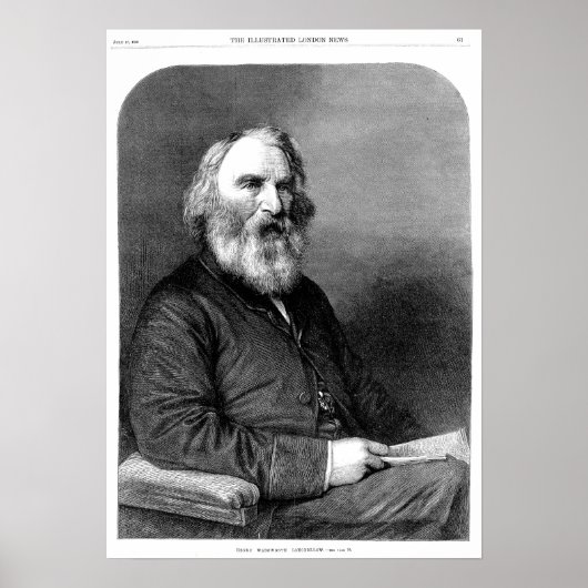 Henry Wadsworth Longfellow Poster (Vorne)