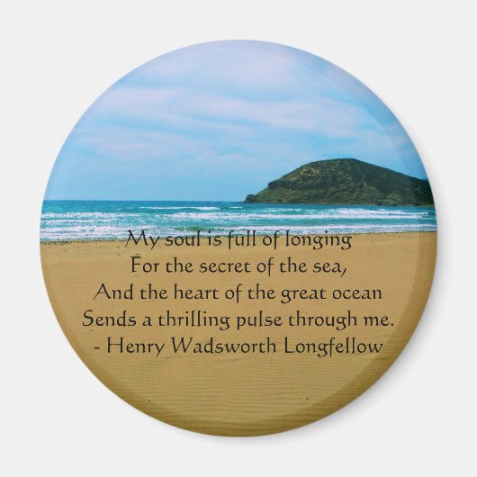 Henry Wadsworth Longfellow Spirituelles Zitat Magnet (Vorne)