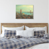Henry Ward Ranger - Brooklyn Bridge Leinwanddruck (Insitu (Schlafzimmer))