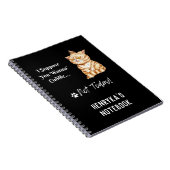 Henryka's Grumpy Cat Spiral Notebook Notizblock (Rechte Seite)