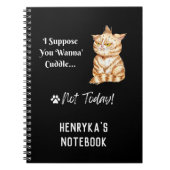 Henryka's Grumpy Cat Spiral Notebook Notizblock (Vorderseite)