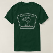 Henrys Fork River Idaho Fischfang T-Shirt (Design vorne)