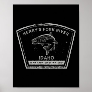 Henry's Fork River Idaho Fliegenfischen Poster