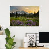 Henry's Jagdgebiet bei Sonnenaufgang Poster (Heimbüro)