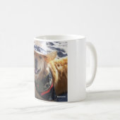 Henrys Weltheute goldener Retriever-Tasse Kaffeetasse (VorderseiteRechts)
