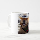 Henrys Weltheute goldener Retriever-Tasse Kaffeetasse (Vorderseite Links)