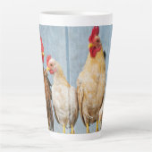 Hens Chicks Rooster Milchtasse (Vorderseite)