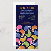 Hens Night Junggeselinnen-Abschied Event Funny Inv (Vorne/Hinten)
