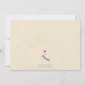 Hens Party Funny Chicken Illustriert Einladung (Rückseite)