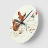 Hens Runde Wanduhr (Winkel)