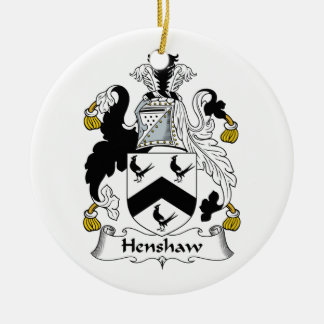 Henshaw Familienwappen Keramikornament