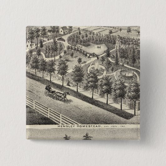 Hensley, Bohnen-Residenzen Button (Vorderseite)