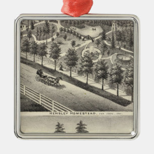 Hensley, Bohnenwohnsitze Ornament Aus Metall