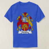 Hensley Coat of Arms Familienwappen T-Shirt (Design vorne)