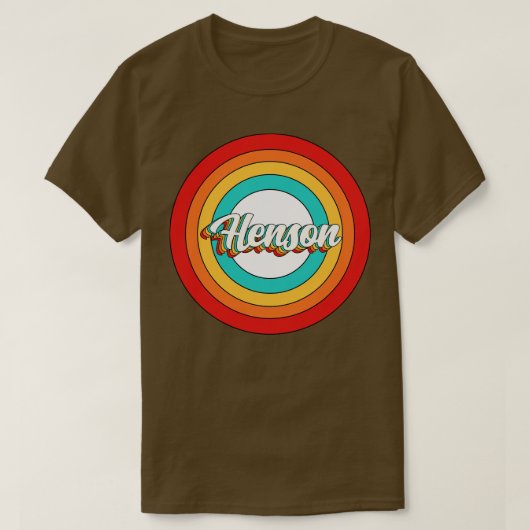 Henson Name Shirt Vintag Henson Circle (Design vorne)