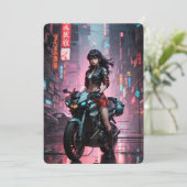 Hentai Reiten Kawasaki Motocycle Einladung (Stehend Vorderseite)