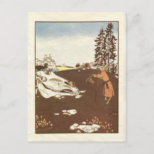 Heorhiy Narbut-"Fairy Tales: Teremok. Mizgir' Postkarte