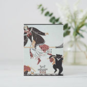 Heorhiy Narbut-Sheet 'V' von 'Ukrainisches Alphabe Postkarte (Stehend Vorderseite)